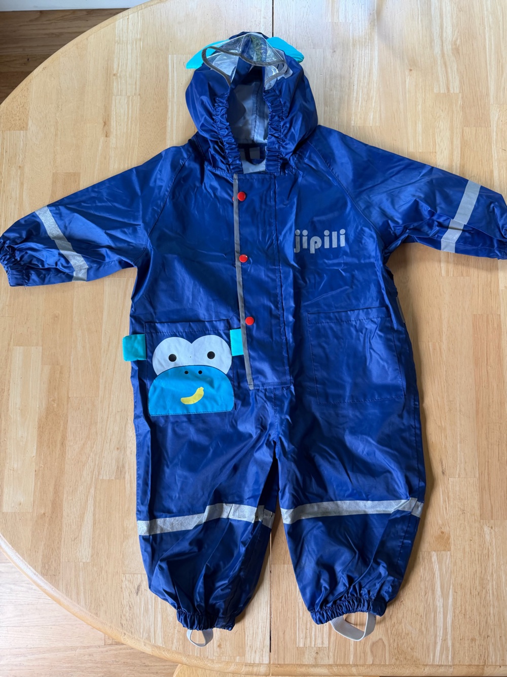 Kids Toddler Rain Suit - Blue, Waterproof, Size Small (ages 1-3)